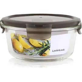 Lock & Lock Teedose rund transparent 15,5 x 7,5 cm 0,65 l