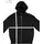 URBAN CLASSICS Fluffy Zip Kapuzenjacke Herren Schwarz L