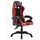 vidaXL Gaming-Stuhl mit RGB LED-Leuchten Rot Schwarz