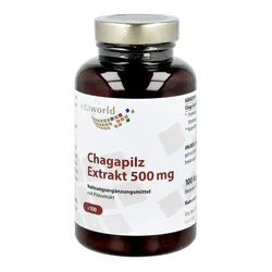 Chaga Pilz Extrakt 500 mg Kapseln