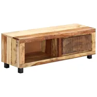 VidaXL TV-Schrank 100x30x33 cm Altholz Massiv