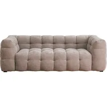 Kare DESIGN Sofa Salamanca Stoff Grau 240 cm