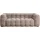 Kare DESIGN Sofa Salamanca Stoff Grau 240 cm