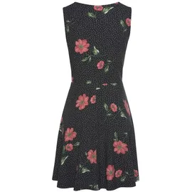 Beachtime Strandkleid Schwarz/Rot 46