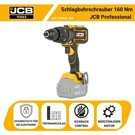 JCB Akku-Schlagbohrschrauber 160 Nm ohne Akku