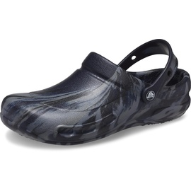 Crocs Unisex Bistro Graphic Clog Holzschuh, Deep Navy Multi, 37/38 EU