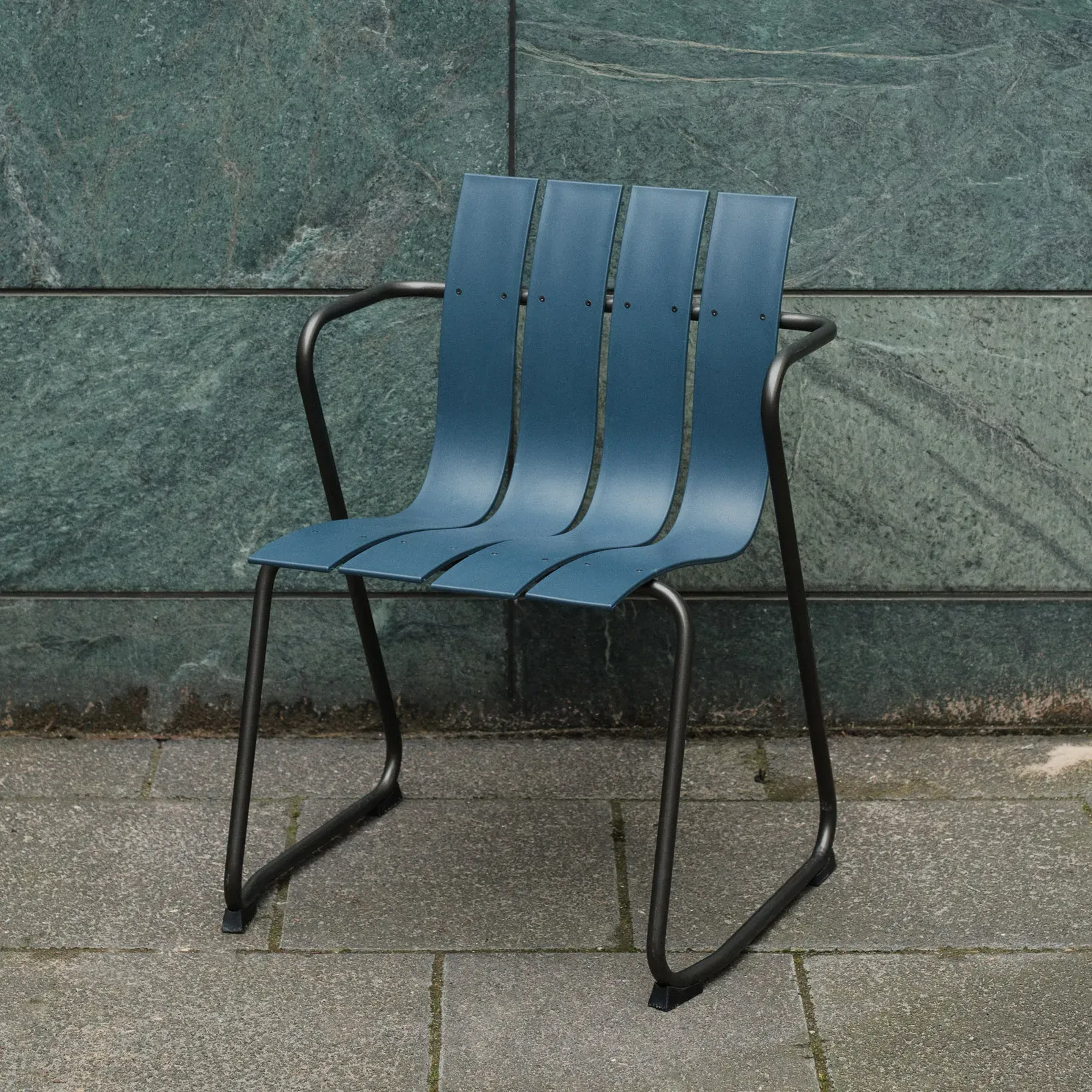 Außenleuchte MATER, Ocean, Blau, für Terrasse, Kunststoff, Design - 60 - 81