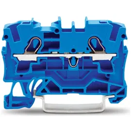 WAGO GmbH& Co. KG Durchgangsklemme 4qmm,blau,2-Leiter 2004-1204