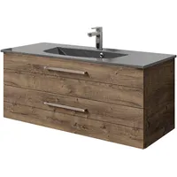 Saphir »Serie 6025 Mineralmarmor-Waschtisch mit Unterschrank, 117 cm breit«,