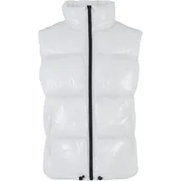 DEF Shiny Puffer vest" in weiß Größe XL