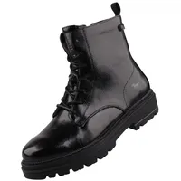 Mustang Stiefelette Stiefelette Lederimitat - Schwarz