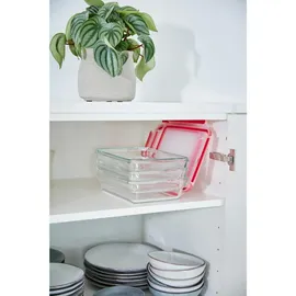 Emsa Clip&Close Glas Frischhaltedosen-Set 3-teilig