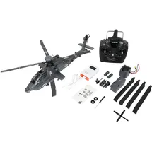 AMEWI RC-Hubschrauber Apache AH-64D CP 6CH RTF grau (25369)
