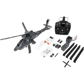 AMEWI RC-Hubschrauber Apache AH-64D CP 6CH RTF grau (25369)