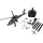 AMEWI RC-Hubschrauber Apache AH-64D CP 6CH RTF grau (25369)