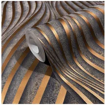Marburg Vliestapete Twist 53 cm x 10 m schwarz 34193
