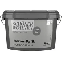Schöner Wohnen Beton-Optik Grundspachtel grau 5 kg