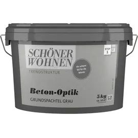 Schöner Wohnen Beton-Optik Grundspachtel grau 5 kg