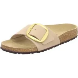 Birkenstock Madrid Big Buckle Pantolette Beige in Gr. 39 - 39