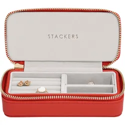 Stackers Travel Schmuck-Reisekästchen classic rot