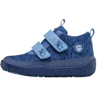 Affenzahn Low Boot Elephant 0084430119 Blau, - Stiefel ohne Futter - Barfußschuhe KINDER, Blau für Kinder, blau, Größe 34 EU