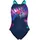 Arena LIT LOGO SWIMSUIT V BACK Blau 152