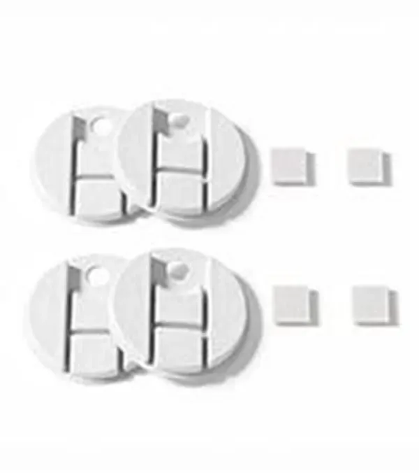 REPLACEMENT FILTERS FOR CAPSULE DOG FOUNTAIN PLWF008 2 MONTH SET OF FILTERS FOR DOG WATER DISPENSERS 4 COUNT PACK WHITE