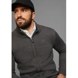 MAN'S WORLD Strickjacke Grau 5XL