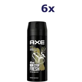 Axe Deo Spray 6 x 150 ml Gold