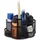 Relaxdays Stiftehalter Metall 17,5x11x16,5 cm Schwarz 7 St.