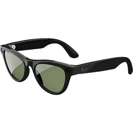 Meta Ray-Ban Meta Skyler (Gen 2) – Schwarz glänzend, Gläser: Grün AI Glasses