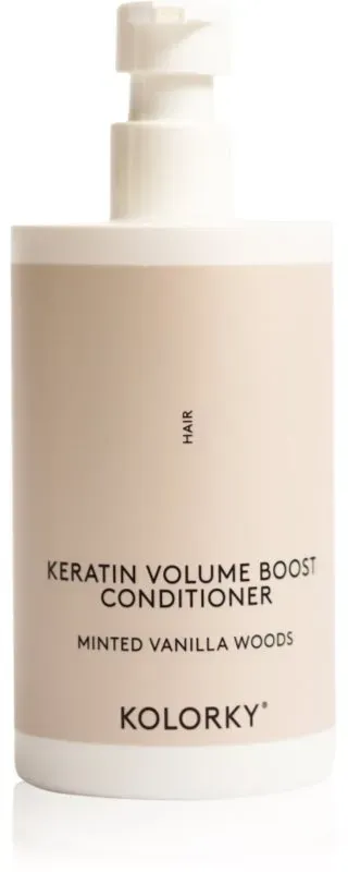 Kolorky Keratine Volume Boost Conditioner Conditioner für mehr Haarvolumen Minted Vanilla Woods 390 ml
