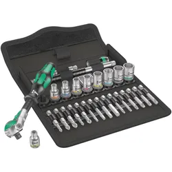 Wera 8100 SA 6 Zyklop Speed-Knarrensatz, 1/4"-Antrieb, metrisch, 28-teilig - 05004016001