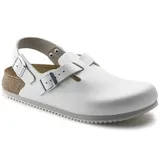 Birkenstock Tokio Super Grip, Naturleder, weiß, Weite normal, Größe 38