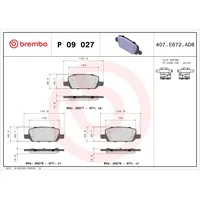 Brembo Bremsbelagsatz, Scheibenbremse PRIME LINE