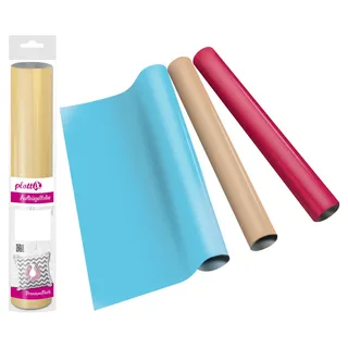 plottiX PremiumFlock Aufbügelfolie Flock-Folie 32,0 x 50,0 cm, Rolle
