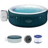 BESTWAY LAY-Z-SPA® Energiespar-Whirlpool Miami AirJetTM für 6 Personen Ø 196 x 66 cm,