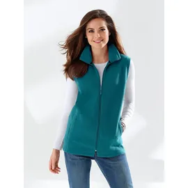 Sieh an! Fleece-Weste Petrol 38