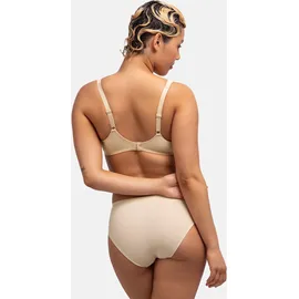 DORINA Lindsay Bügel-BH ohne Polsterung – Vollständige Abdeckung, Vorgeformte Cups, Weicher Mikrostoff, Verstellbare Träger für ganztägigen Komfort, Beige
