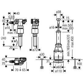 Grohe Servo-Set Austauschgarnitur Ablaufventil