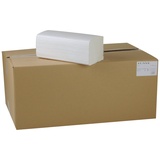 FUNNY Papierhandtuch, ZZ/V-Falz, 25 x 23 cm, 1lag, hochweiß, 5000 Blatt, 1er Pack (1 x 1 Stück)