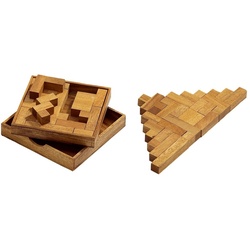 Philos Spiel, Spiel des Lebens - 13 Puzzleteile - Denkspiel - Knobelspiel - Geduldspiel