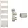 feueranker® Badheizkörper 800 x 400 mm 317 W weiß Mittelventil