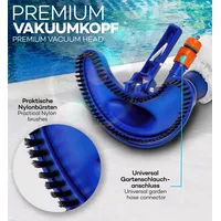 tillvex Pool Bodensauger Set Aluminium PVC