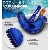 tillvex Pool Bodensauger Set Aluminium PVC