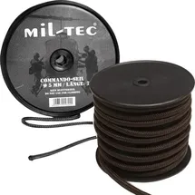 Mil-Tec Seil Rolle 7mm Kletterseil Schwarz