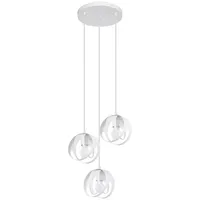 Sollux TULOS 3-flg. 30 cm weiß