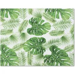 Excelsa Tischdecke Foliage Baumwolle 140X240 Cm Bunt
