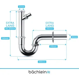 Bächlein Röhrensiphon Silber