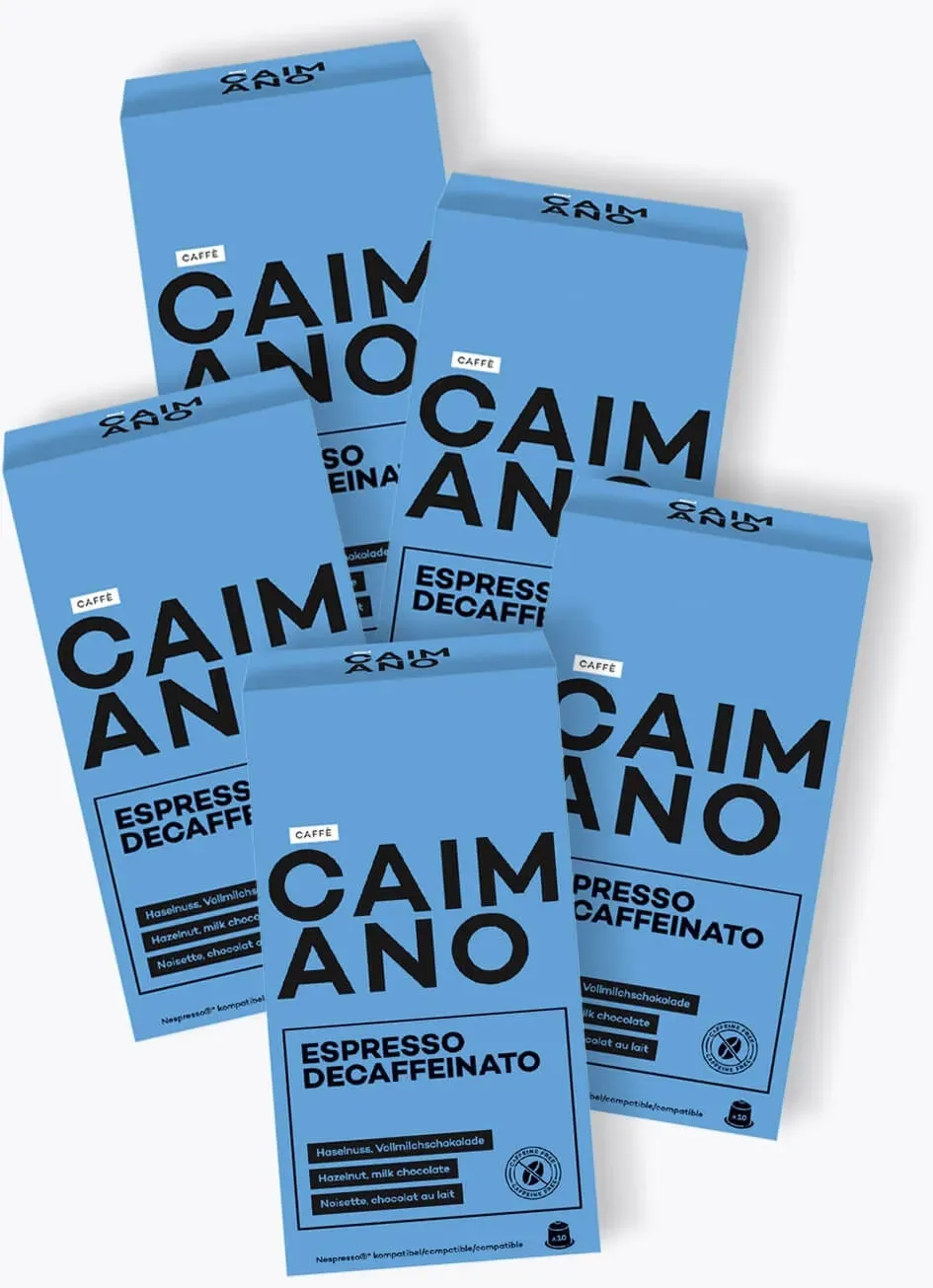 Caffè Caimano Espresso Decaffeinato 50 Kapseln Nespresso® kompatibel